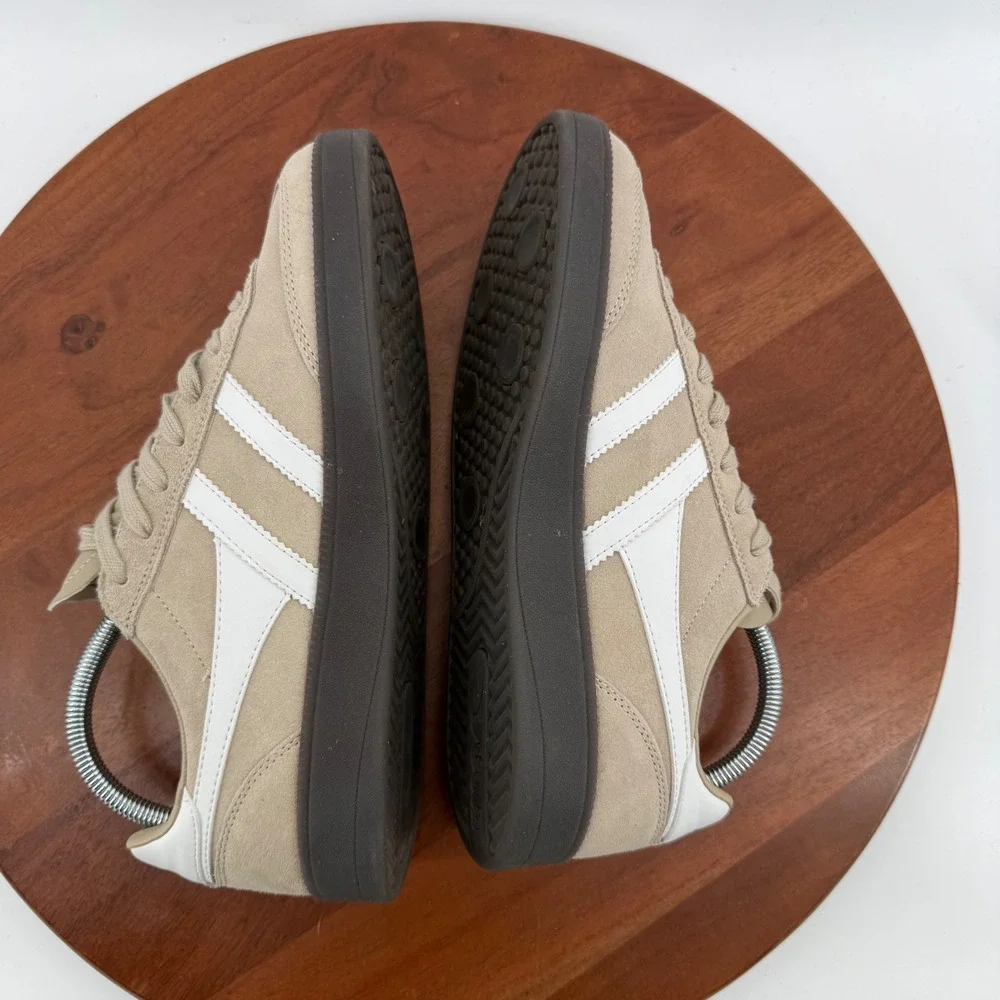 Gola Viper Retro Terrace Casual Sneakers Womens Taupe White Suede  Shoes 8.5 US